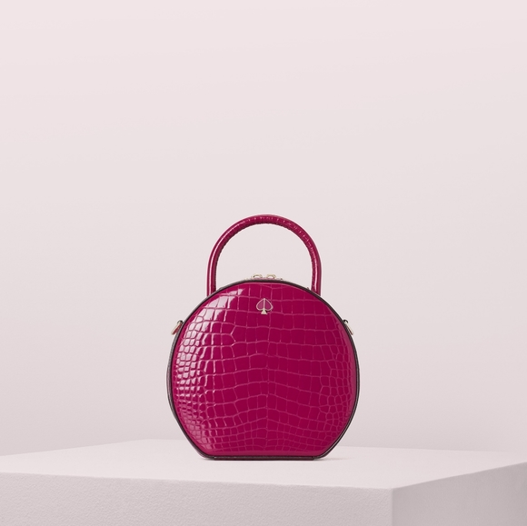 Kate Spade 💕 Andi Croc Canteen Bag - Picture 1 of 4